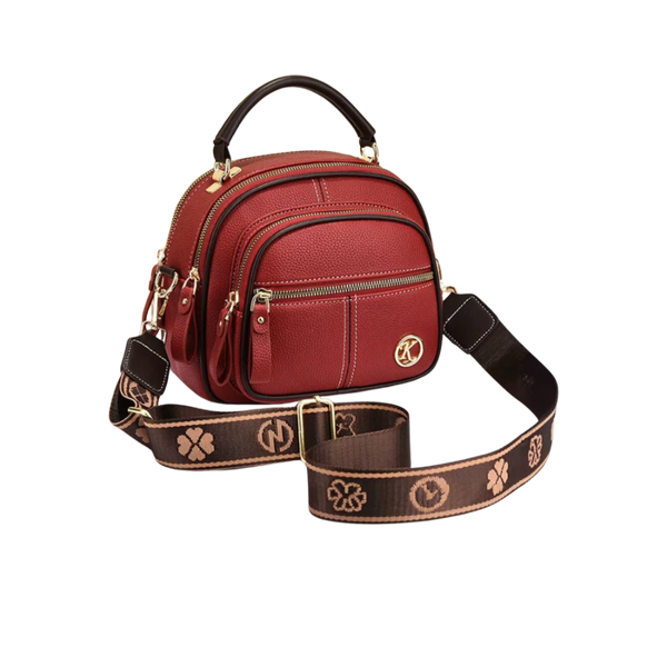 Vegan Leather Sling Bag With Water Resistant Lightweight Design