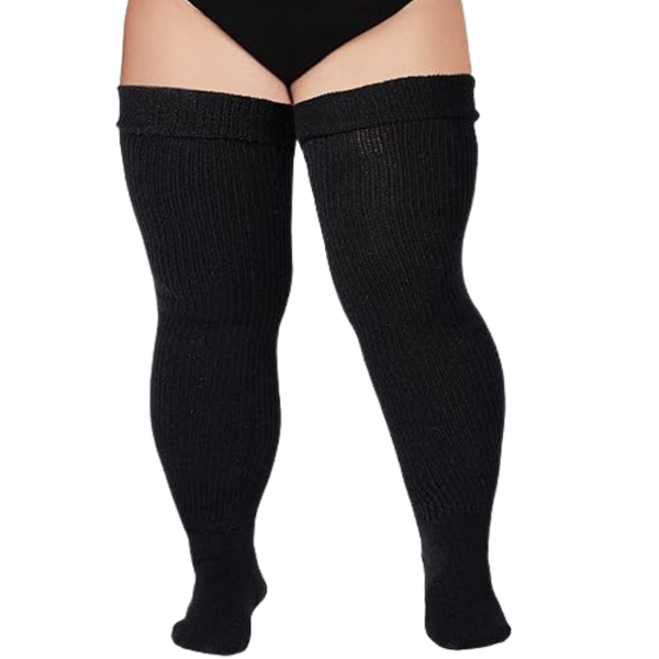 Reinforced Toe Womens Thigh High Socks With Breathable Comfort