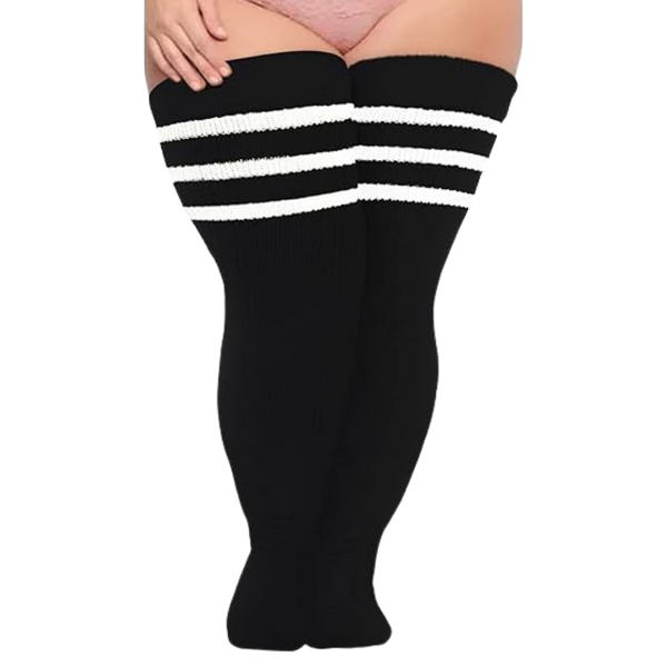 Reinforced Toe Womens Thigh High Socks With Breathable Comfort