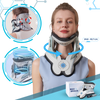 Neck Traction Device With Electric Inflation For Gentle Spinal Alignment