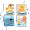 Premium Bath Toy Set With Interactive Multi Spray Modes And Three Ducks