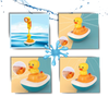 Premium Bath Toy Set With Interactive Multi Spray Modes And Three Ducks
