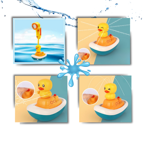 Premium Bath Toy Set With Interactive Multi Spray Modes And Three Ducks