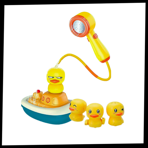 Premium Bath Toy Set With Interactive Multi Spray Modes And Three Ducks