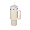 Large Capacity Insulated Stainless Steel Tumbler With Handle Hydration On The Go