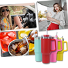 Large Capacity Insulated Stainless Steel Tumbler With Handle Hydration On The Go