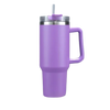 Large Capacity Insulated Stainless Steel Tumbler With Handle Hydration On The Go