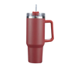 Large Capacity Insulated Stainless Steel Tumbler With Handle Hydration On The Go