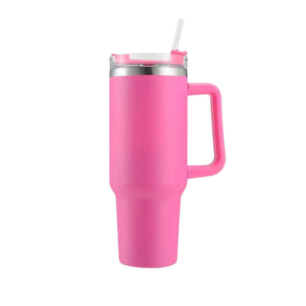 Large Capacity Insulated Stainless Steel Tumbler With Handle Hydration On The Go