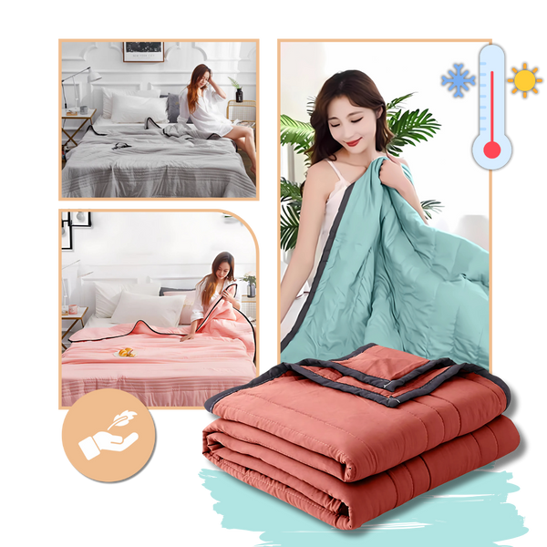 Cooling Calming Blanket With Moisture Wicking Comfort All Night
