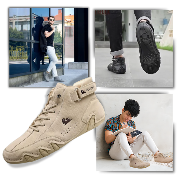 Premium Suede Sneakers With Arch Support And Lightweight Design