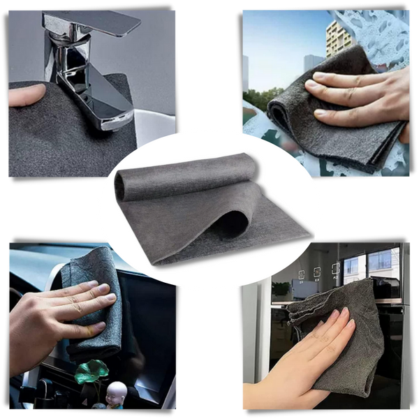 Premium Thickened Microfiber Cleaning Cloth Delivers Streak Free Surfaces