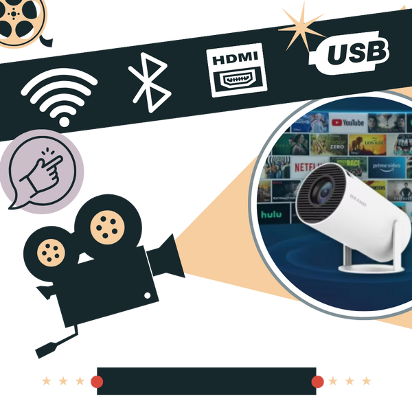 4K Ultra HD Projector For Immersive Home Cinema Experience
