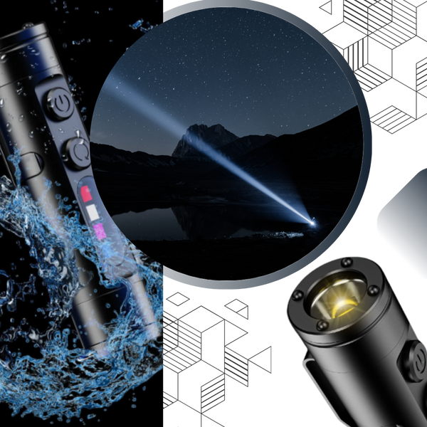 Compact Magnetic Flashlight With Rapid USB C Charging And Waterproof