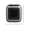 Slim Ceramic Smart Room Heater With Digital Thermostat For Quiet Warmth