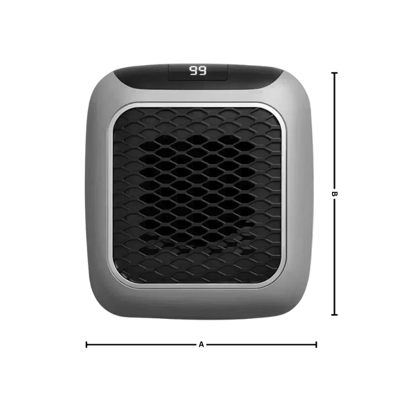 Slim Ceramic Smart Room Heater With Digital Thermostat For Quiet Warmth