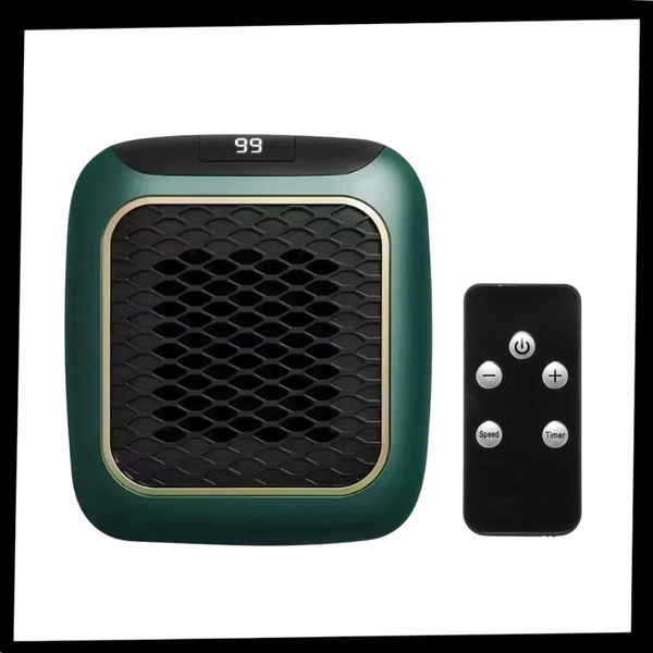 Slim Ceramic Smart Room Heater With Digital Thermostat For Quiet Warmth