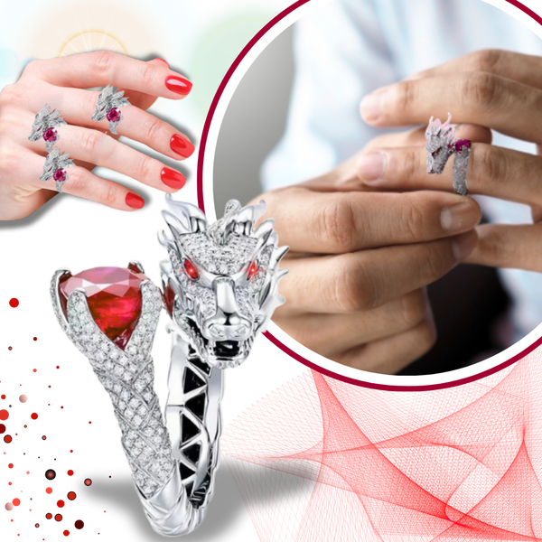 Handcrafted Silver Dragon Ring With Timeless Elegance And Adjustable Fit