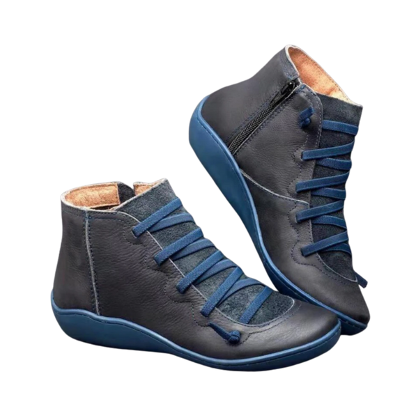 Unisex Arch Support Boots With Cross Strap Design For All Day Comfort