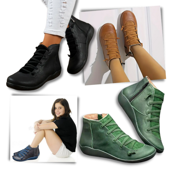Unisex Arch Support Boots With Cross Strap Design For All Day Comfort