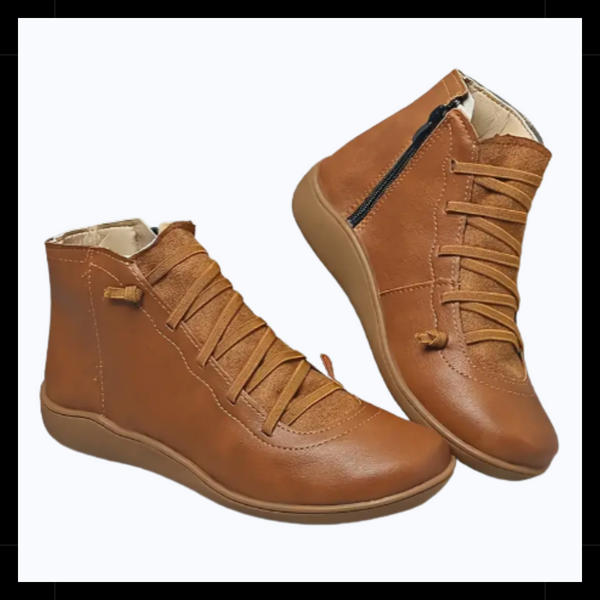 Unisex Arch Support Boots With Cross Strap Design For All Day Comfort