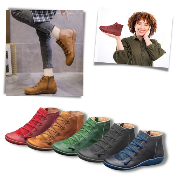 Unisex Arch Support Boots With Cross Strap Design For All Day Comfort