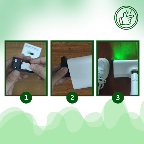 All Purpose Dust Detection Light With Green LED for Clearer Cleaning