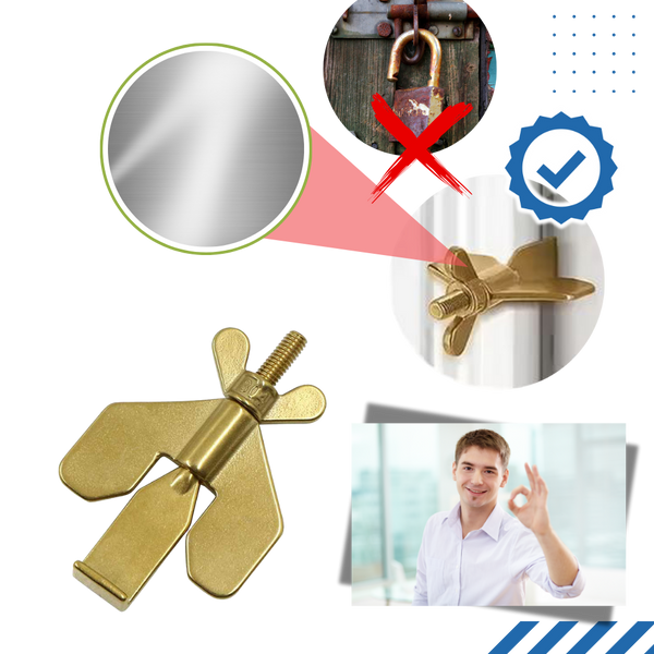 Travel Door Lock No Drilling Rust Resistant For Hotels And Homes