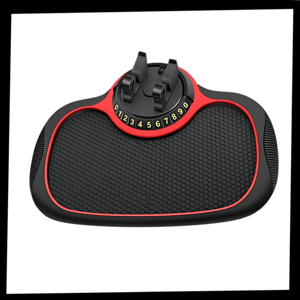 Car Phone Mount With Secure Grip And 360 Degree Rotation