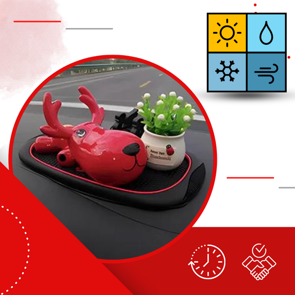 Car Phone Mount With Secure Grip And 360 Degree Rotation