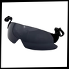UV Protective Polarized Clip On Sunglasses for Prescription Glasses