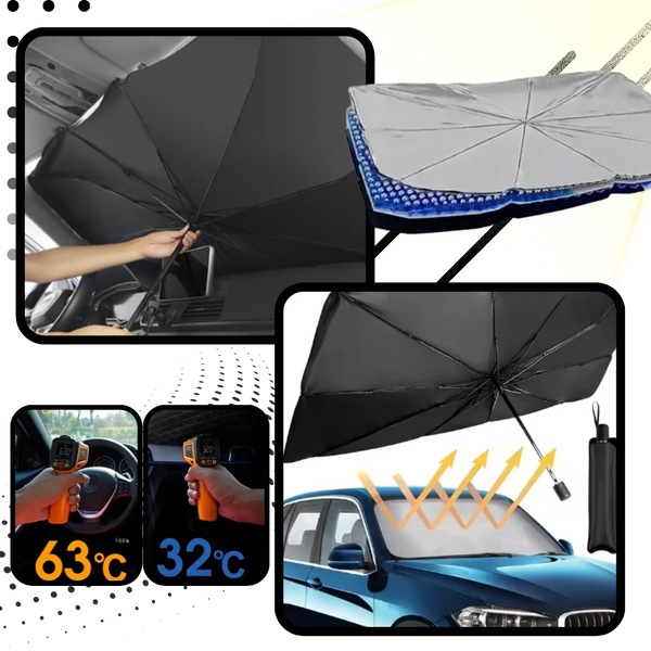 Car Windshield Umbrella With Ultraviolet Protection For Heat Reduction