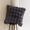Faux Rabbit Fur Pillow Cover Plush Soft Decorative Home Accent