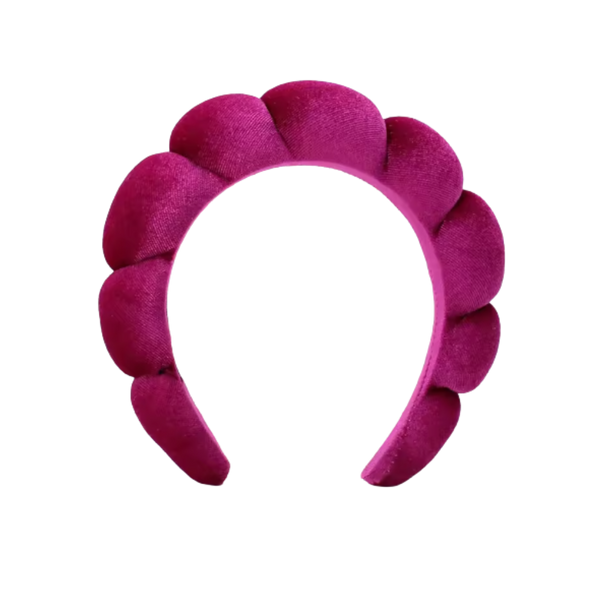 Lux Velvet Spa Headband For Ultra Absorbent Non Slip Hair Care