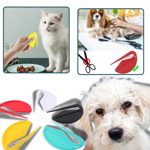 Premium Pet Hair Detangler For Knots With Ergonomic Grip