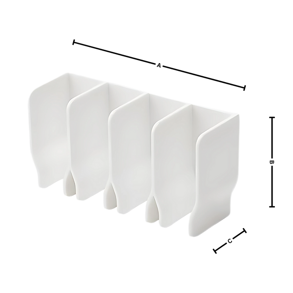 Premium Space Saving Skincare Rack With Water Resistant Adhesive