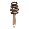 Volumizing Boar Bristle Brush For Volume And Frizz Control