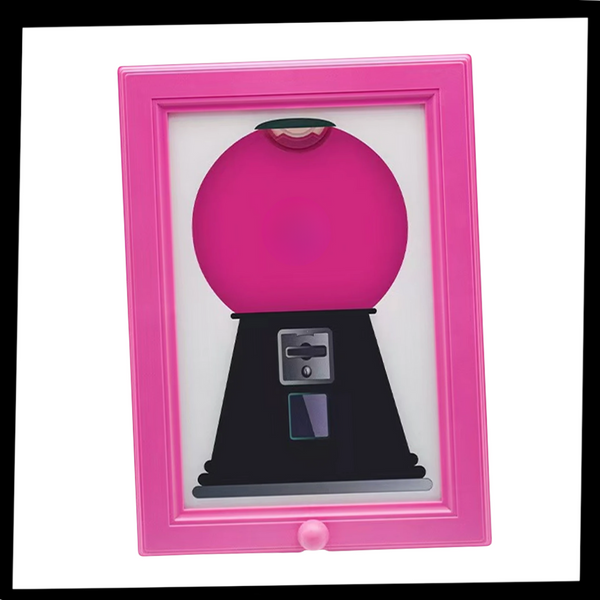 Wall Mount Candy Frame Dispenser With Photo Frame And Large Capacity