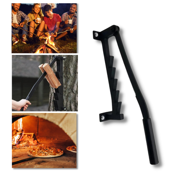 Wall Mounted Kindling Splitter For Quick Safe Firewood Prep