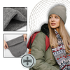 Satin Lined Knit Beanie For Hair Protection And All Day Warmth
