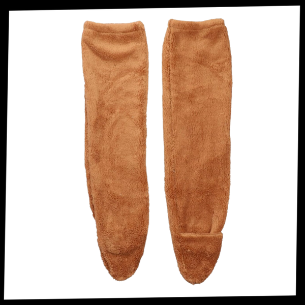 Thermal Fuzzy Socks With Enhanced Warmth And Non Slip Grip