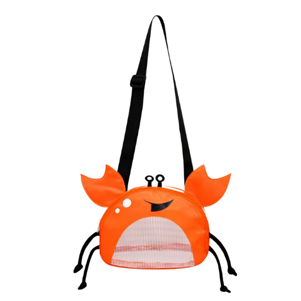 Crab Print Waterproof Beach Bag For Kids Lightweight Tote