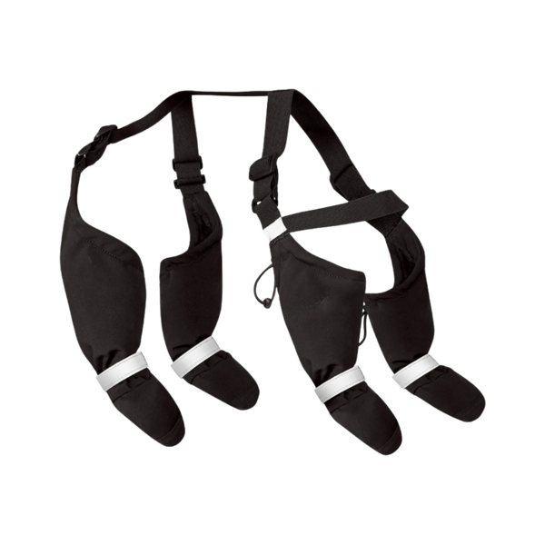 Waterproof Dog Boots With Adjustable Suspenders For All Weather Comfort