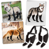 Waterproof Dog Boots With Adjustable Suspenders For All Weather Comfort