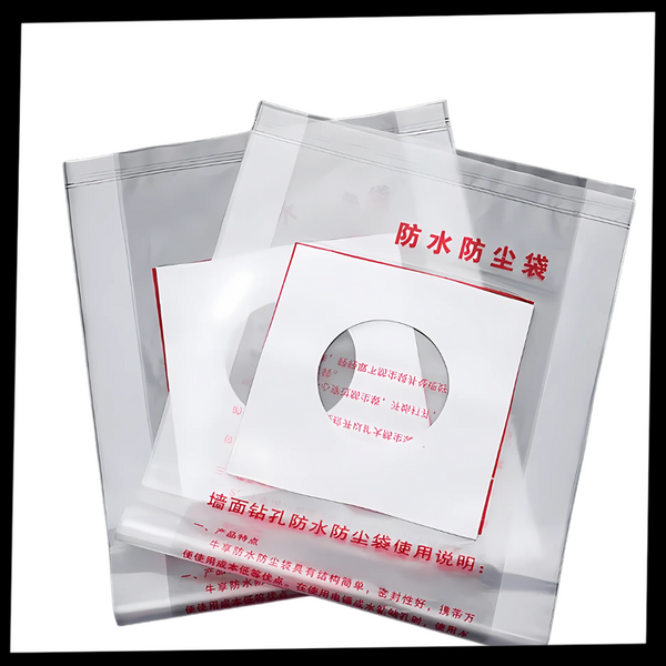 Drill Dust Containment Bags Waterproof For Clean Stable Workspaces