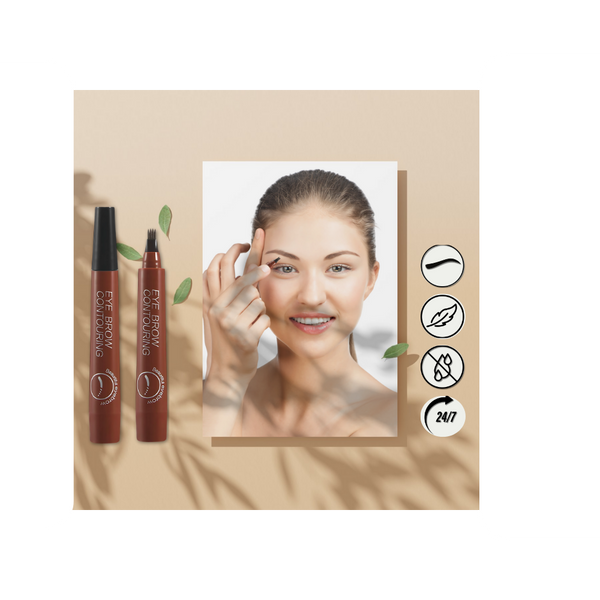 Waterproof Eyebrow Pen With Liquid Formula For Natural Definition