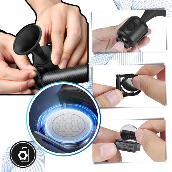 High Output Waterproof Electric Bike Horn For Superior Safety