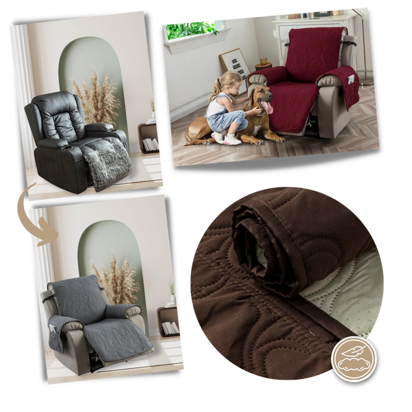 Luxurious Slipcover For Recliner With Waterproof Protection