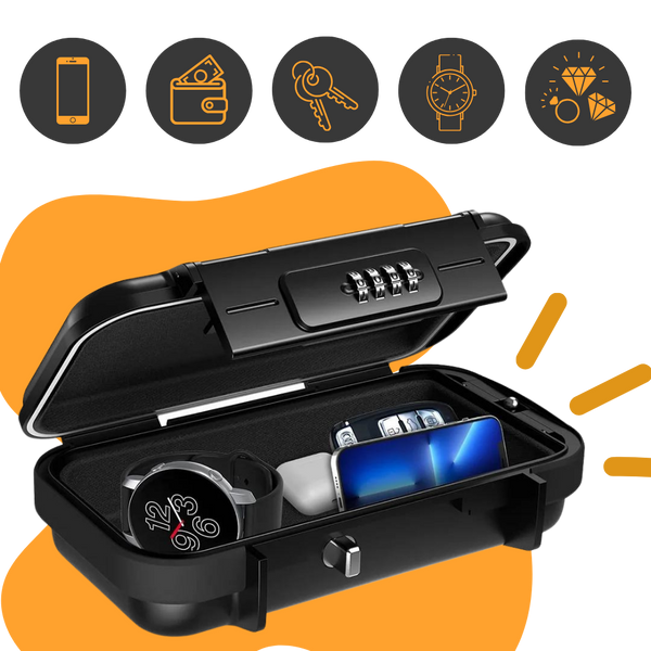 Waterproof Small Lockable Storage Box For Secure Portability