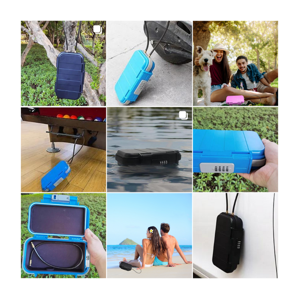 Waterproof Small Lockable Storage Box For Secure Portability